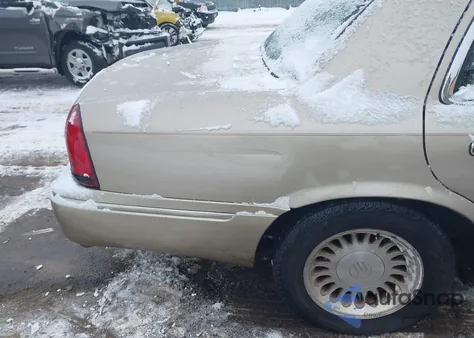 2000 Mercury Grand Marquis Ls z USA, uszkodzony, nr VIN 2MEFM75W6YX625907